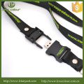 Custom usb lanyard moda para o cliente de singapore